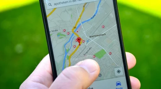 GPS lokace telefon
